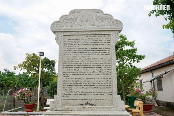 Độc đáo đình cổ được 