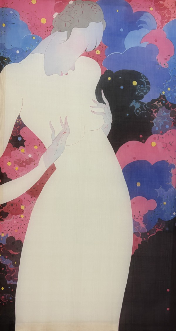 Bùi Tiến Tuấn biến hóa với lụa Bùi Tiến Tuấn biến hóa với lụa