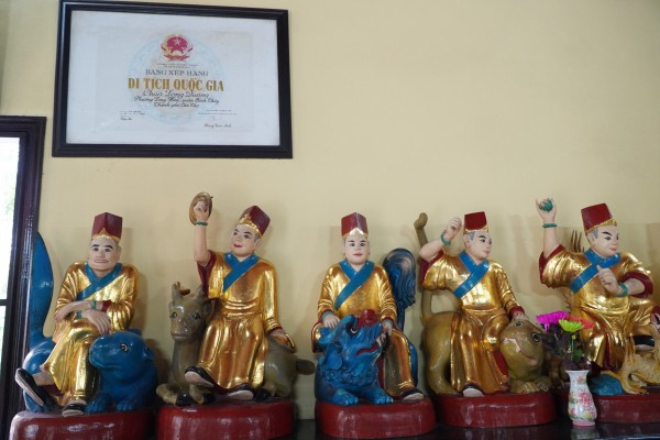 Chùa Long Quang sở hữu bộ tượng 18 vị La Hán quý hiếm