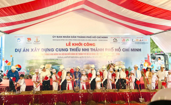 Khởi công Cung thiếu nhi TP.HCM 1.124 tỉ đồng Khởi công Cung thiếu nhi TP.HCM 1.124 tỉ đồng
