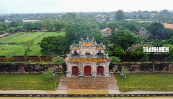 Nhìn lại toàn bộ hệ thống Hoàng thành Huế sau đợt lũ lụt lịch sử