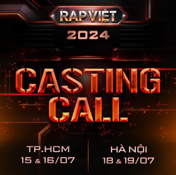 ”Rap Việt 2024” công bố thông tin casting vào tháng 7