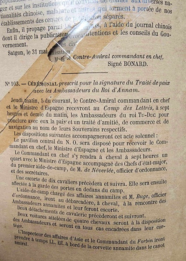 Sài Gòn xưa du ký: Hòa ước Nhâm Tuất 1862