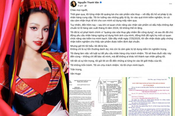 Thanh Vân Hugo xin lỗi vụ ồn ào quảng cáo sữa: Tôi không trốn tránh Thanh Vân Hugo xin lỗi vụ ồn ào quảng cáo sữa: Tôi không trốn tránh
