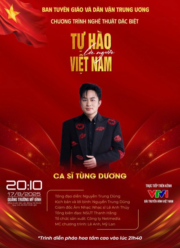 Tùng Dương, Hòa Minzy hát ở concert 3 vạn khán giả 