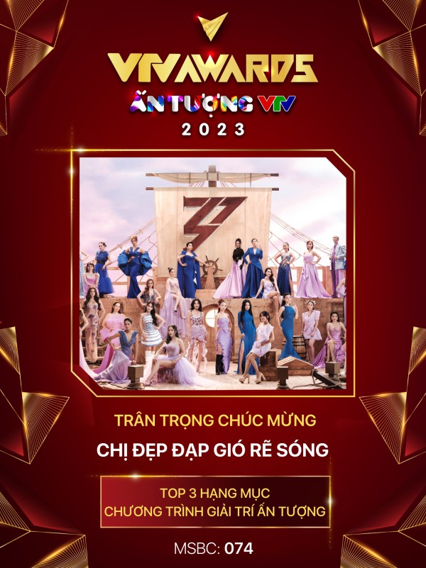 VTV Awards 2023: Top 3 Chương trình giải trí ấn tượng cân tài cân sức