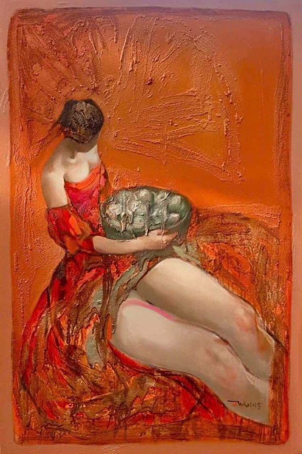 Đầu năm xem triển lãm của họa sĩ Tứ Rô, lắng nghe phái đẹp kể chuyện