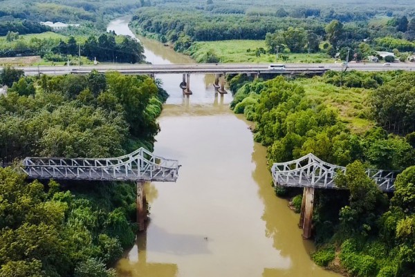 Độc đáo cầu gãy sông Bé, di tích lịch sử văn hóa ở Bình Dương