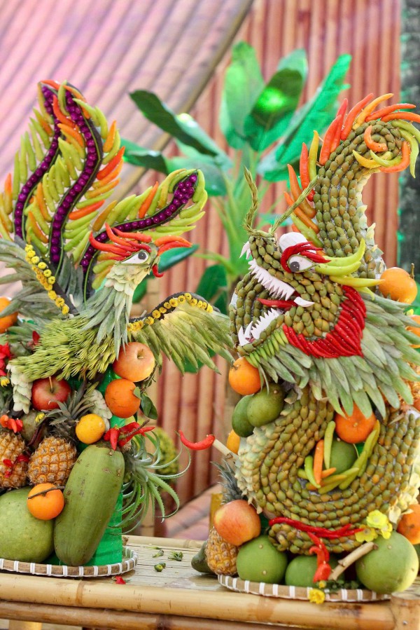 Độc lạ những tác phẩm nghệ thuật tỉa từ trái cây