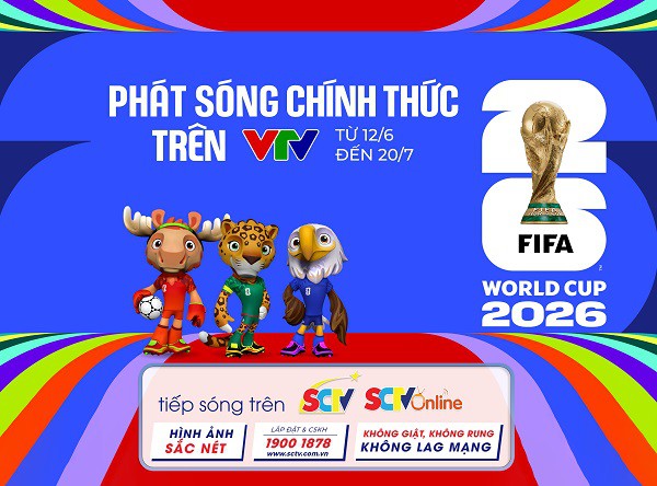 Trọn mùa bóng – Trọn trải nghiệm World Cup 2026 trên SCTV