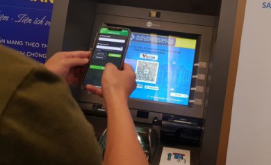 Cho phép rút tiền tại ATM bằng mã QR liên ngân hàng