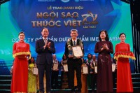 Imexpharm vinh dự nhận giải thưởng “Ngôi Sao Thuốc Việt