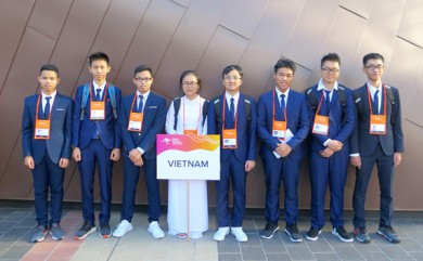 Việt Nam đạt 8/8 giải trong cuộc thi Olympic Vật lý châu Á 2019