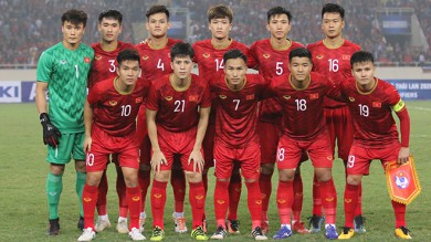 Đội tuyển Việt Nam xếp thứ 98 thế giới