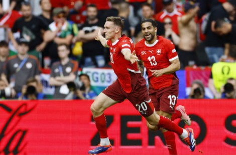EURO 2024: Đội tuyển Thụy Sĩ thắng thuyết phục Hungary