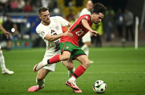 Ronaldo sai nhưng đã có đồng đội sửa, Bồ Đào Nha thắng Slovenia, gặp Pháp ở tứ kết