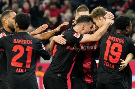 Bayer Leverkusen giành chiến thắng quan trọng trong cuộc đua vô địch