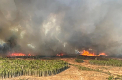Canada: Cảnh báo chất lượng không khí kém do cháy rừng