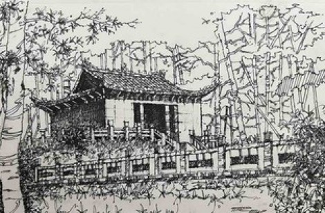 Góc ký họa: Lăng Nguyễn Hữu Hào