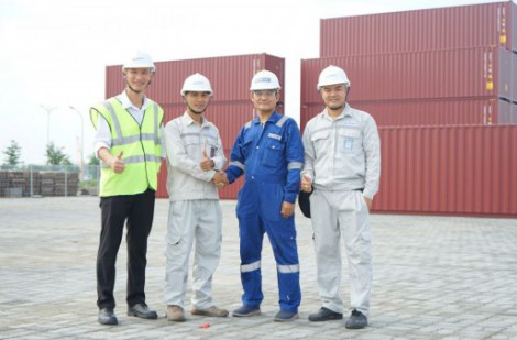 Hòa Phát bàn giao lô container cho hãng cho thuê hàng đầu thế giới