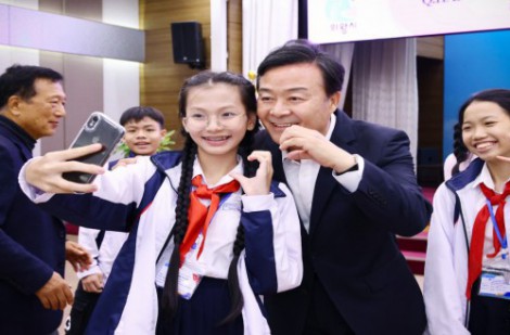 Học sinh Đà Nẵng thích thú với chương trình trao đổi văn hóa Hàn Quốc