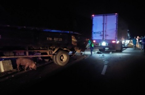 Lại xảy ra tai nạn trên cao tốc Vĩnh Hảo – Phan Thiết, hai người bị thương