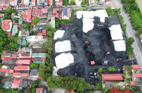 Người dân sống khổ bên bãi than khổng lồ: Đoàn kiểm tra tỉnh Bắc Ninh nói gì?
