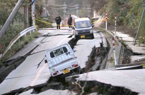 Số người thiệt mạng do động đất tại Nhật Bản tăng lên 65