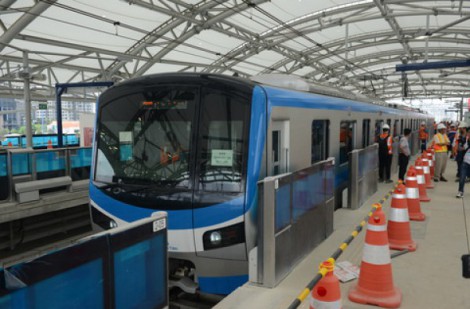 TPHCM: Metro Bến Thành – Suối Tiên lần đầu tiên chạy thử toàn tuyến
