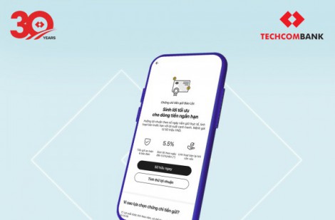 Techcombank triển khai giải pháp Chứng chỉ tiền gửi Bảo Lộc dành cho khách hàng cá nhân.