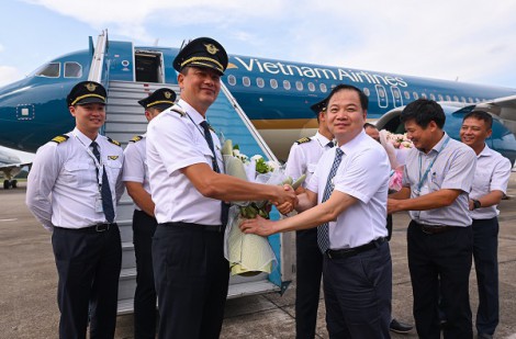 Vietnam Airlines đón nhận máy bay Airbus A320neo đầu tiên