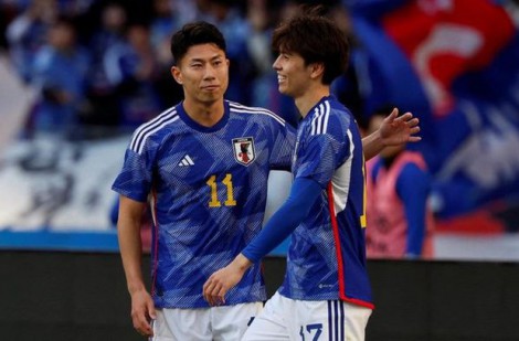 ĐT Nhật Bản thắng đậm ĐT Thái Lan trong trận giao hữu