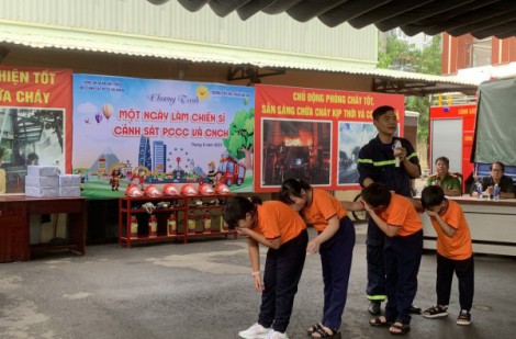 Đà Nẵng: Giúp học sinh tăng cường kỹ năng  PCCC và cứu hộ