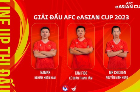 Đội tuyển eFootball Việt Nam sẵn sàng tranh tài tại eAsian Cup 2023