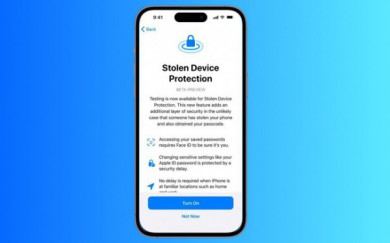 iOS 17.3 ra mắt tính bảo vệ dữ liệu cho iPhone bị trộm