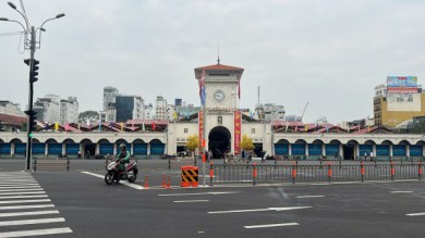 TP.HCM: Tổ chức lại giao thông khu vực chợ Bến Thành