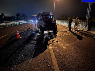 Tai nạn trên cao tốc TP.HCM-Trung Lương,khiến tài xế tử vong tại chỗ