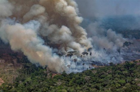 Khói do cháy rừng làm gia tăng nguy cơ cháy rừng