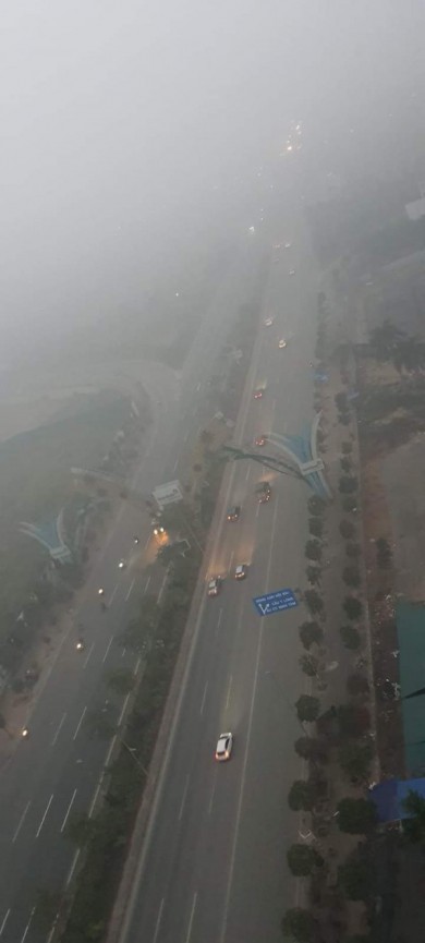 Sáng 15/1: Chất lượng không khí ở Hà Nội và các vùng lân cận ô nhiễm nặng