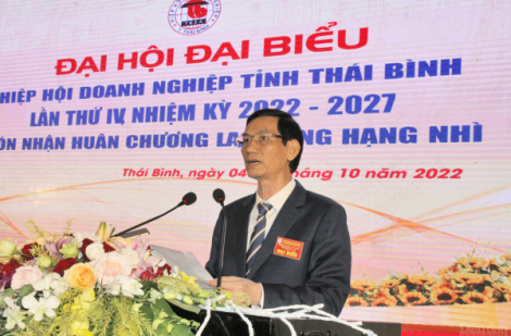 Hiệp hội Doanh nghiệp tỉnh Thái Bình: Đại hội đại biểu lần thứ IV nhiệm kỳ 2022- 2027