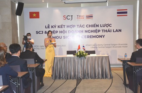 Lễ ký kết hợp tác chiến lược SCJ và Hiệp hội doanh nghiệp Thái Lan