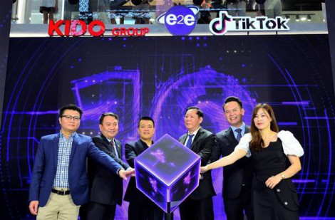 Tập đoàn Kido  “bắt tay” với TikTok ra mắt kênh giải trí mua sắm E2E
