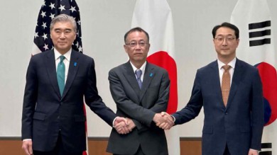 Mỹ, Nhật, Hàn tiến tới thượng đỉnh 3 bên bằng ngoại giao thần tốc