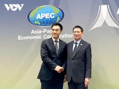 Bộ trưởng Hồ Đức Phớc làm việc song phương với các Bộ trưởng tại Hội nghị  APEC