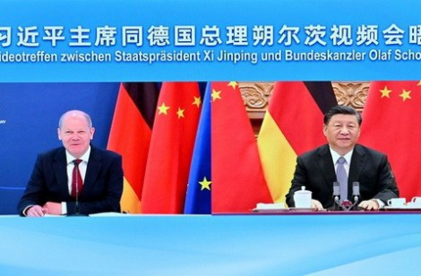 Lãnh đạo Trung Quốc và Đức bàn về khủng hoảng Ukraine
