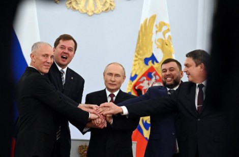 Tổng thống Putin ký thỏa thuận về việc sáp nhập 4 vùng lãnh thổ mới vào Nga