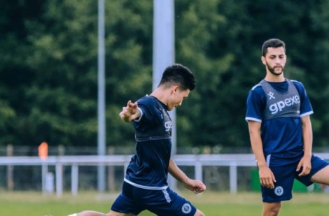 CLB Pau chào đón Quang Hải trở lại tập luyện sau AFF Cup