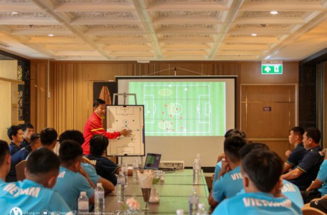 HLV Hoàng Anh Tuấn lên kế hoạch kiểm nghiệm lực lượng trong trận giao hữu với U23 Bahrain