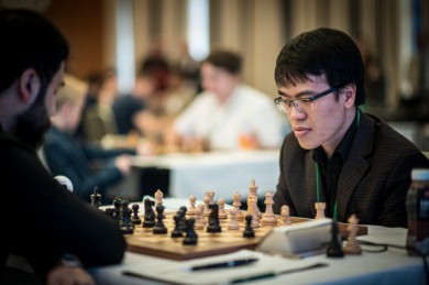 Lê Quang Liêm độc chiếm ngôi đầu giải cờ vua Prague Masters