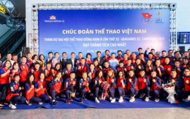 Đoàn Thể thao Việt Nam chính thức lên đường dự SEA Games 32